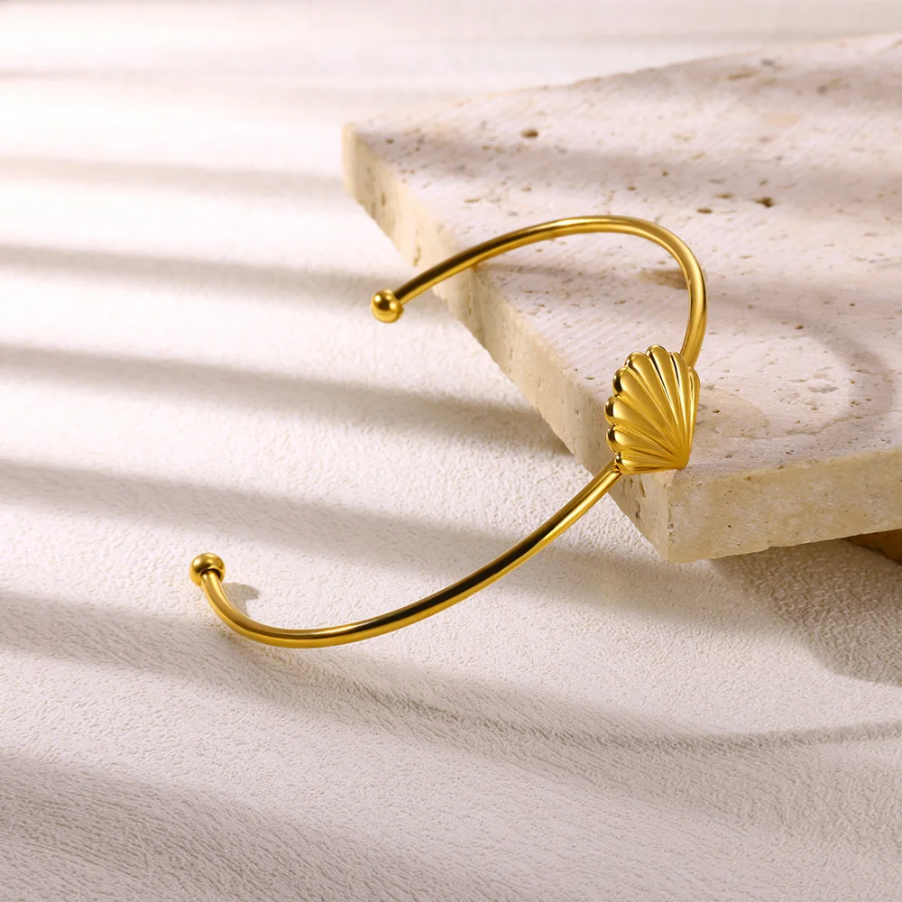 Stainless Steel Open Bracelet For Women