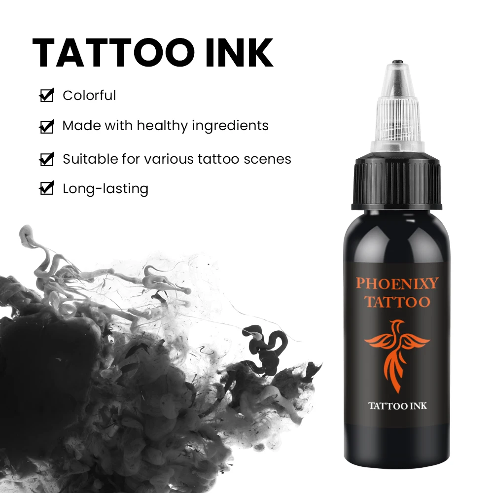 Professional Tattoo Inks 30ml/5ml Black White Red Colorful Tattoo Pigment for Permanent Makeup Body Art Pigment Supplies tattoo ink,tattoo ink pigment