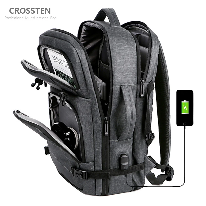 

Luxury NG Multifunctional 15.6 inch laptop Backpack USB Charging Waterproof Urban Business Rucksack Schoolbag Larger Travel bag