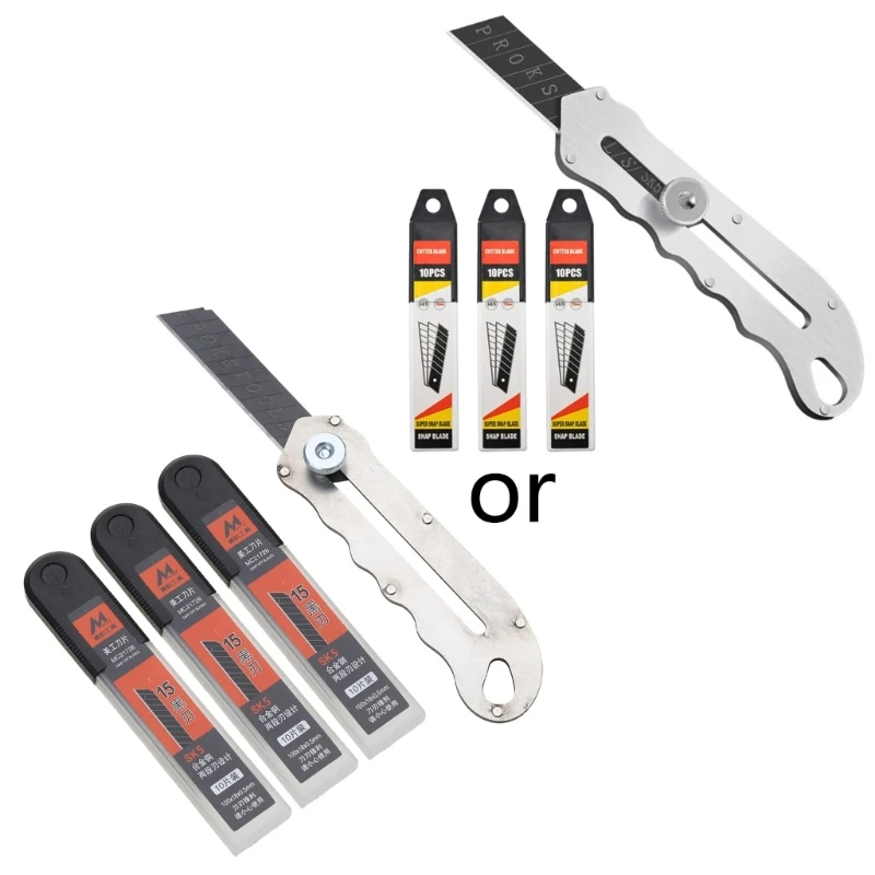 

Stainless Steel Utility Knife Art Knive for Cutting Box Paper Cardboard