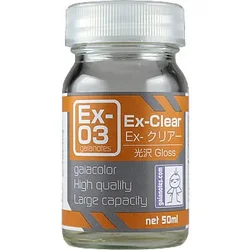 GAIA 50ml Metallic Color Paints - Premium Gloss, Flat, and Semi - Gloss Finishes (GEX03 clear)