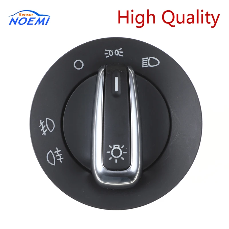 Yaopei 3Bd941531A Per Vw Volkswagen Polo 6R Up Seat Mii 2012-2016 Chrome Headlight Switch Fendinebbia 13Bd941531A 6 Rd941531