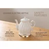 Electric Kettle, Boil Water Quickly and Easily with Boil-Dry Protection Auto Shut Off, Detachable Swivel Base, Tea Kettle 5