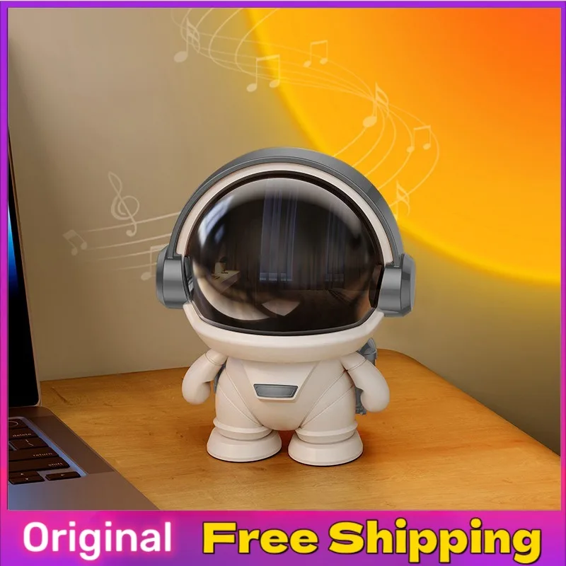 

Cute Wireless Bluetooth Speaker Intelligent Function Tws High Endurance Subwoofer Creative Astronaut Portable Smart Speaker