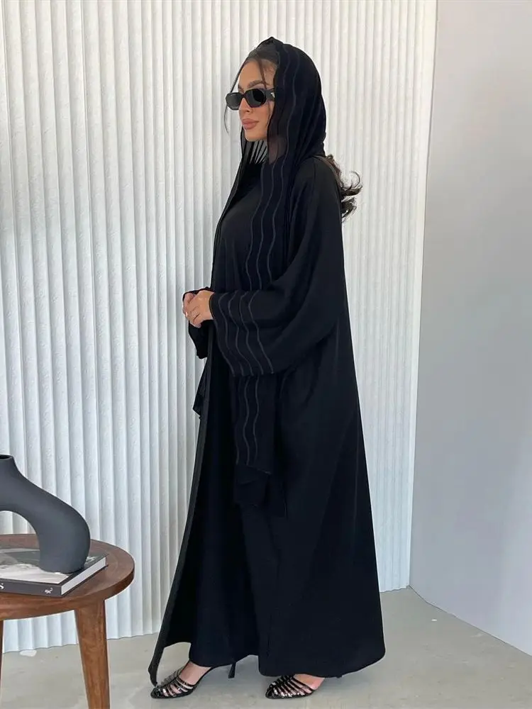 Abaya Hijab Turkish Muslim Abaya Design Dress Cream Color Dubai