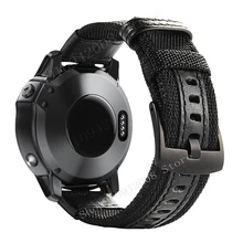 

Nylon Band Strap Replacement For Garmin Fenix 6S 6 Pro 5S 5 Plus Forerunner 945 935 Adjustable 22mm Wristband Watchband Bracelet