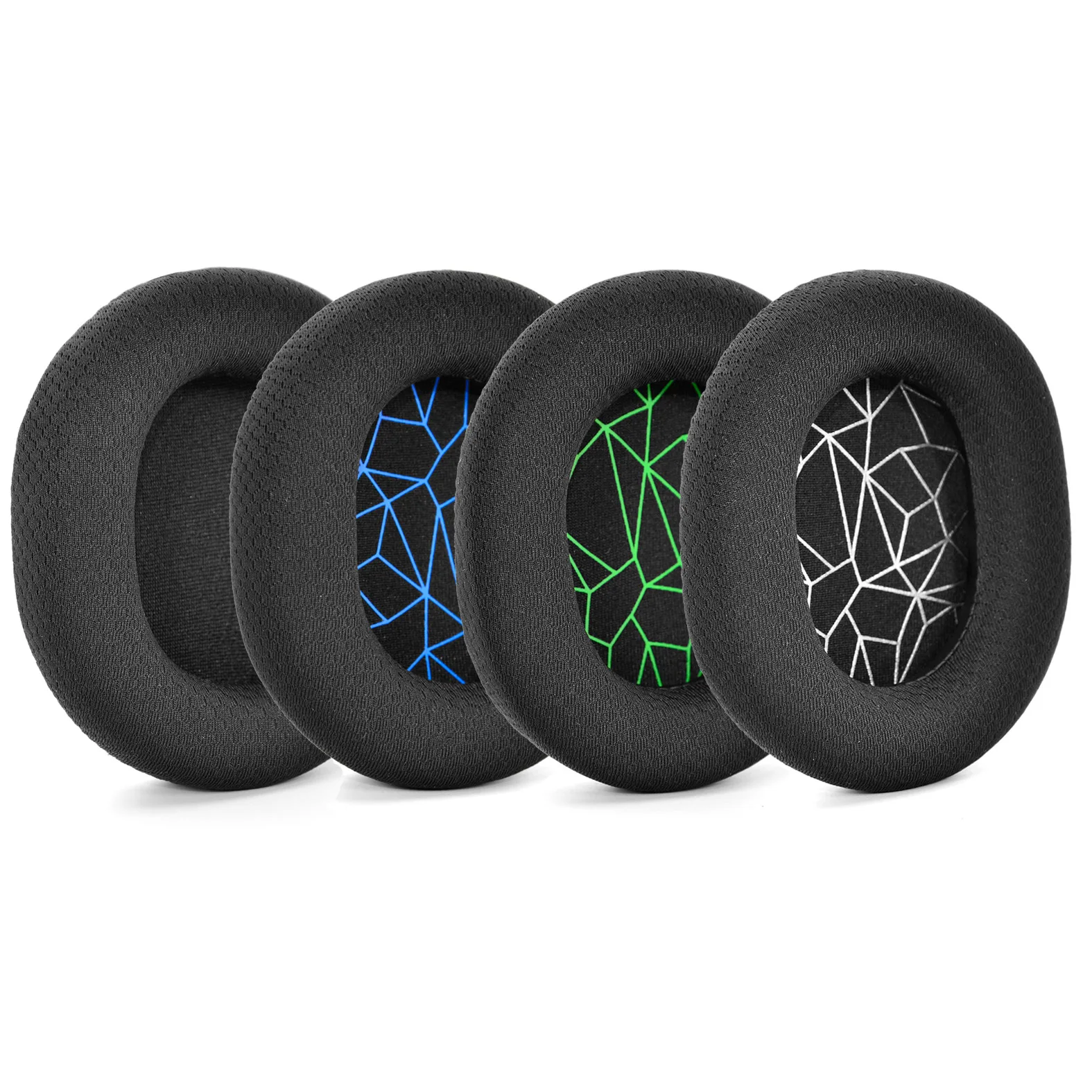 Fabric Earpads Cushion Earmuffs for Wireless Gaming Headset