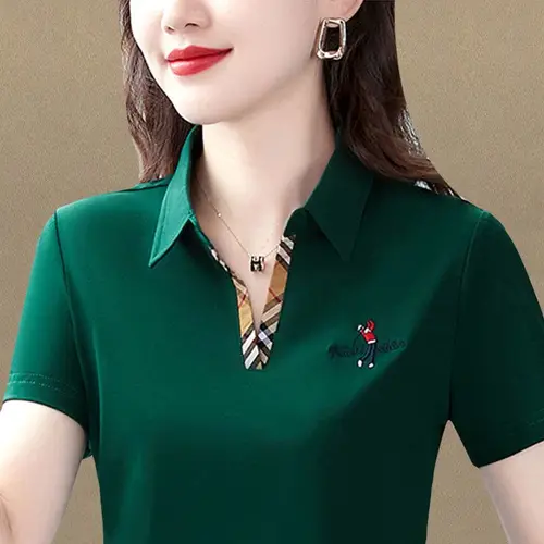 여성의 완벽한 옷장 필수품: 여름에 맞는 코튼 패션 캐주얼 폴로 셔츠 추천