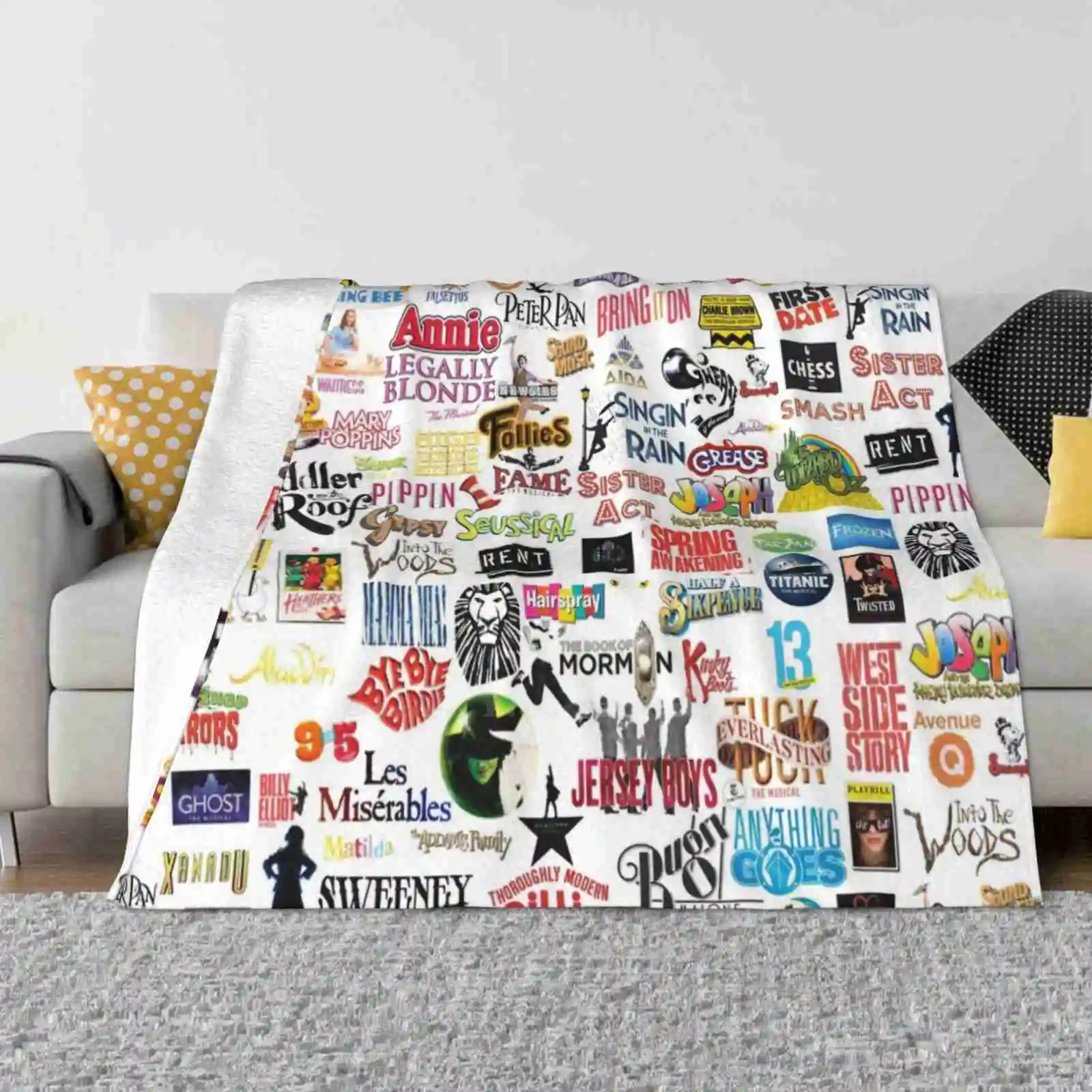 

Musical Logos Soft Warm Light Thin Blanket Musicals Shows Broadway Westend Drama Acting Logos Names Theatre Kid Birthday Xmas