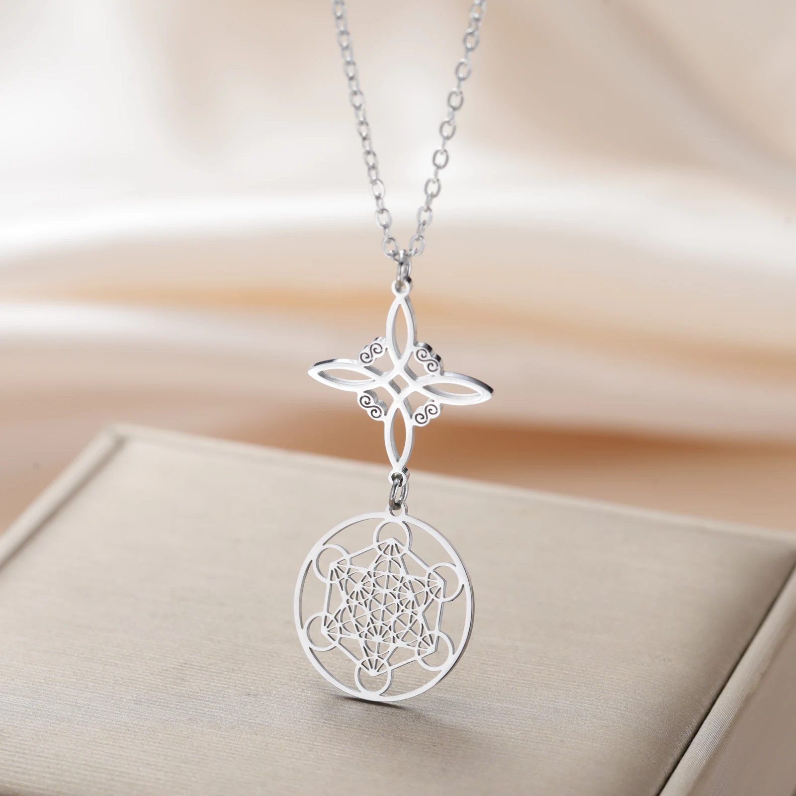 Collar Amuleto Protección Metatrón