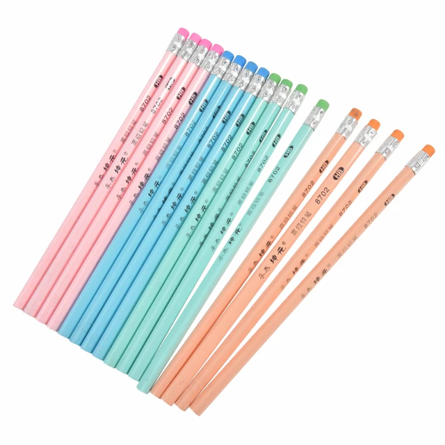 10pcs/lot wooden pencil HB pencil with eraser safe non-toxic for children's  drawing pencils school writing supplies stationery - AliExpress