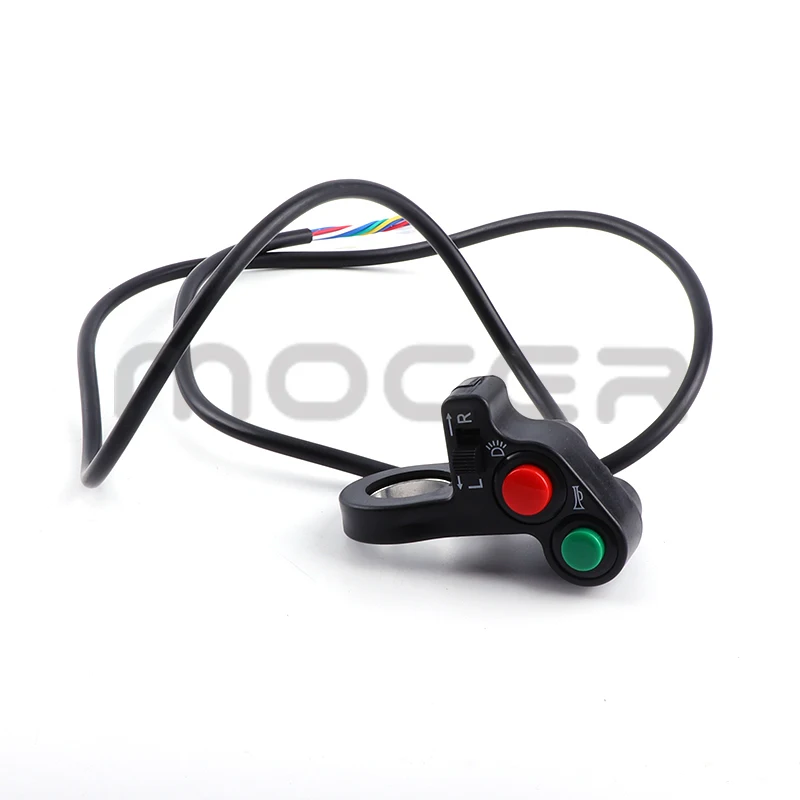 Universal Motorcycle Handlebar Switch Electric Bike Scooter Horn Turn ...