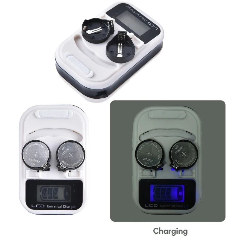 Rechargeable Lithium Coin Button Battery Charger