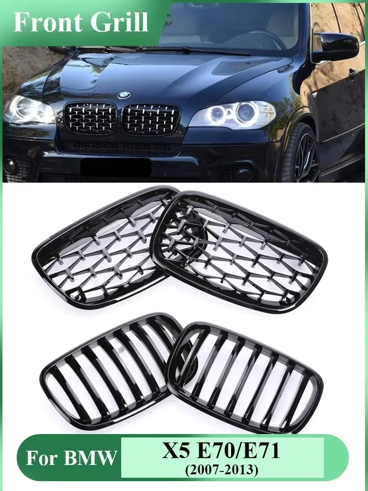 

Накладка на решетку радиатора для BMW X5 X6 E70 E71 2007-2013