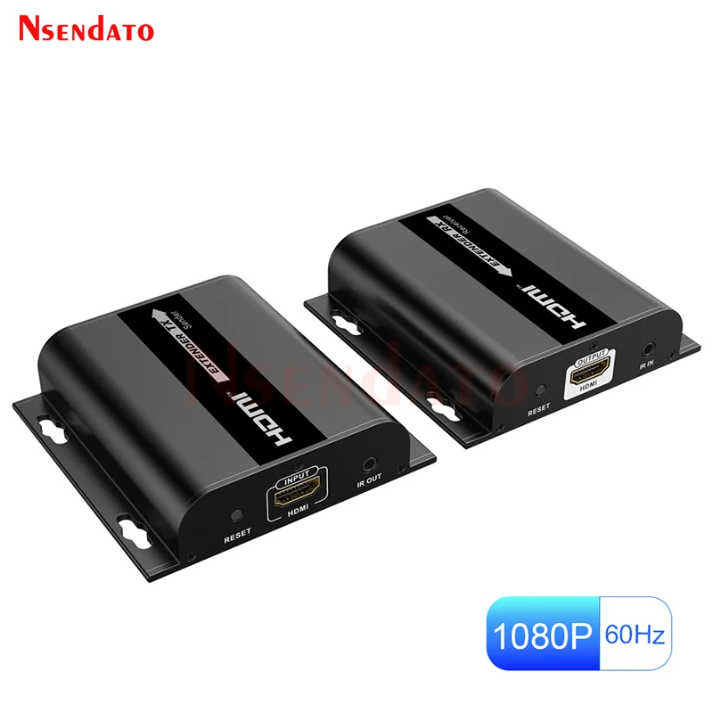 

LKV383 HDbitt удлинитель HDMI RJ45 1080P 120 м мультиhdmi удлинитель по UTP STP Cat6 Ethernet Сетевой удлинитель для PS5 ТВ ПК ноутбука