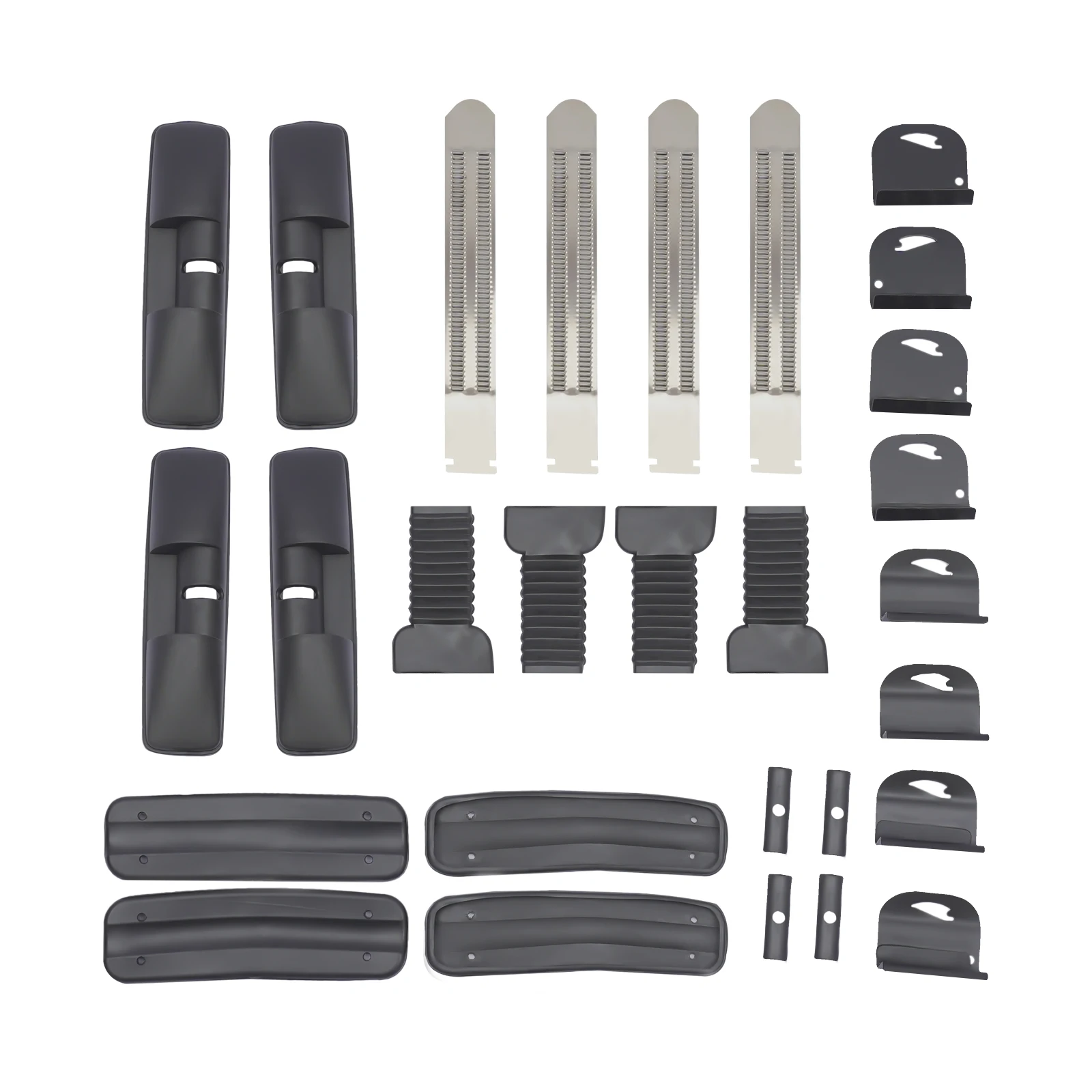 Universeller Auto-Dachträger Querträger Gepäckträger 100cm Abschließbar 75 kg Tragfähigkeit Ohne Bohren Montierbar für SUV – Detail 3