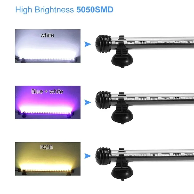 Aquarium Light LED Waterproof Fish Tank Clip Light USB Underwater Decor Lighting Submersible Lamp Plant Grow Lamp Aquatic Decor,aquarium lamp,led lamp,aquarium light
