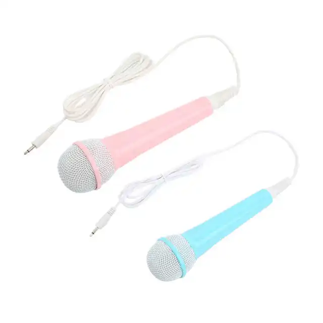 Faderr Microphone filaire avec prise jack 3,5 mm, jouets de microphone  Kara-oke pour tout-petits, microphone vocal dynamique pour enfants, cadeaux  d'anniversaire (bleu) : : Jeux et Jouets