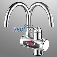 Robinet de chauffe-eau électrique ue 220V 3000W, avec pomme de douche 3S, chauffage rapide, eau chaude instantanée pour la cuisine 5