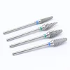 Quality!Left Hand Tungsten Carbide Nail Drill Bit Milling Eletric Manicure Machine Equipment Cuticle Clean Burr Dental 6