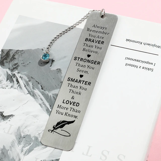 5 Segnalibri Diamantati Per Insegnanti - Acciaio Inossidabile - Regalo Di Ringraziamento Per Laurea O Fine Anno Scolastico - Foto 5