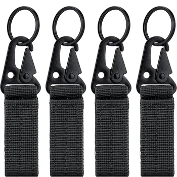 4Pcs Nylon Tactical Molle Belt Carabiners 1