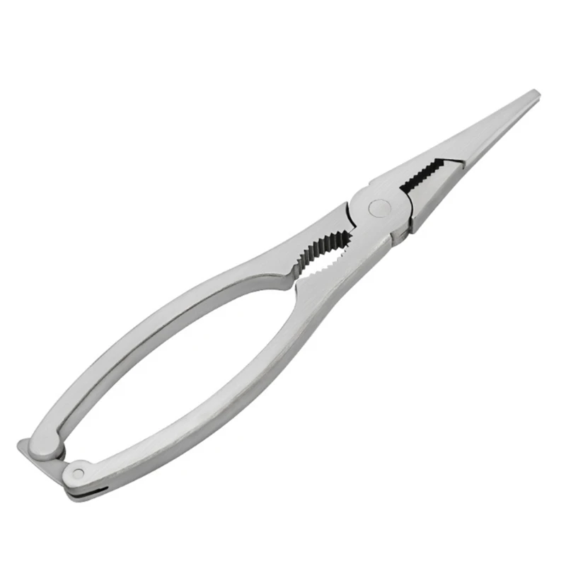 

Convenient Stainless Steel Clamp Versatile Shellfish Grabbers Durable Shellfish Tool Corrosion Resistant Seafood Clamp