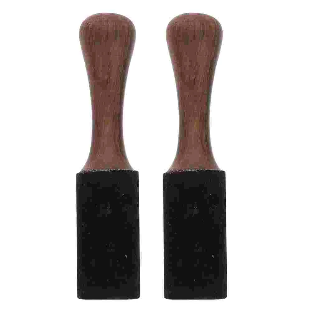 

2 Pcs Buddha Sound Bowl Stick Knocking Rod Music Parts Tibetan Singing Wood Meditation Mallet Chanting Bowls Accessory