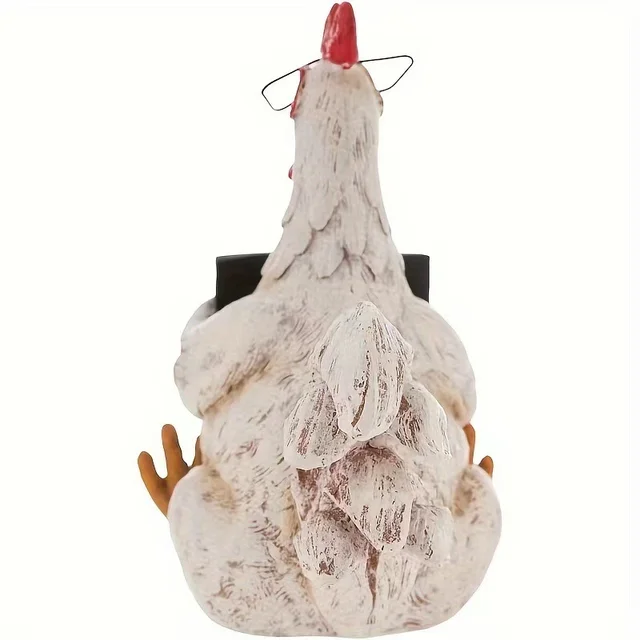 Statue de coq en résine, décoration de jardin, ferme, cour, pelouse, poulet, poule, Sculpture, piquet, artisanat d'art, décoration de pendaison de crémaillère 4