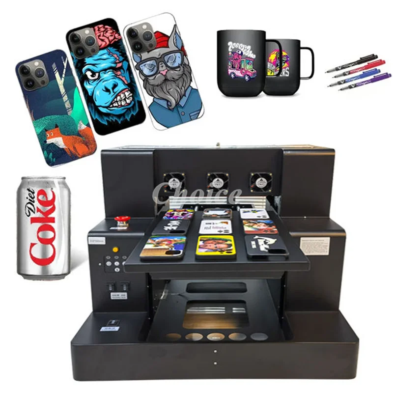 Automatic A3 Bottle Printer DTF Flatbed Printer Machine for Logo Bottle UV Sticker PET Film Ball Sublimation Printing [fila] bookle f logo ball cap 2 types fs3cpe6304x