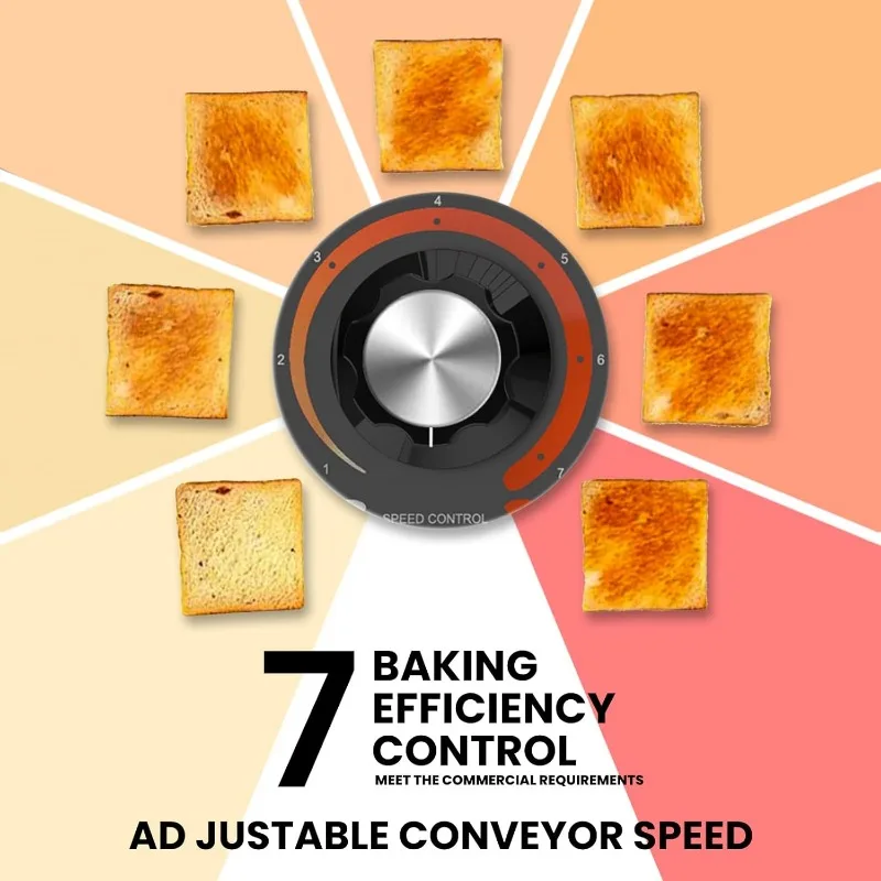 Commercial Toaster Conveyor Belt for Bagels Bread Heavy Duty Stainless Steel Conveyor Belt Toaster 3