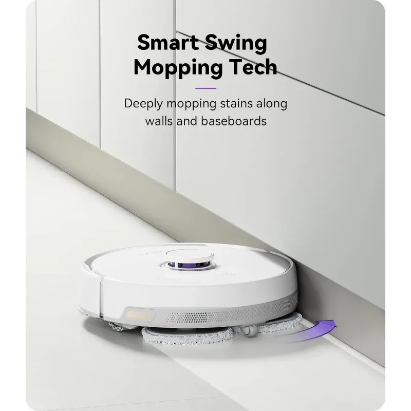 Robot Vacuum and Mop Comb, Washing & Drying, Dirt Sense Ultra Clean, Auto Add Cleaner, LCD Display, Smart Swing,