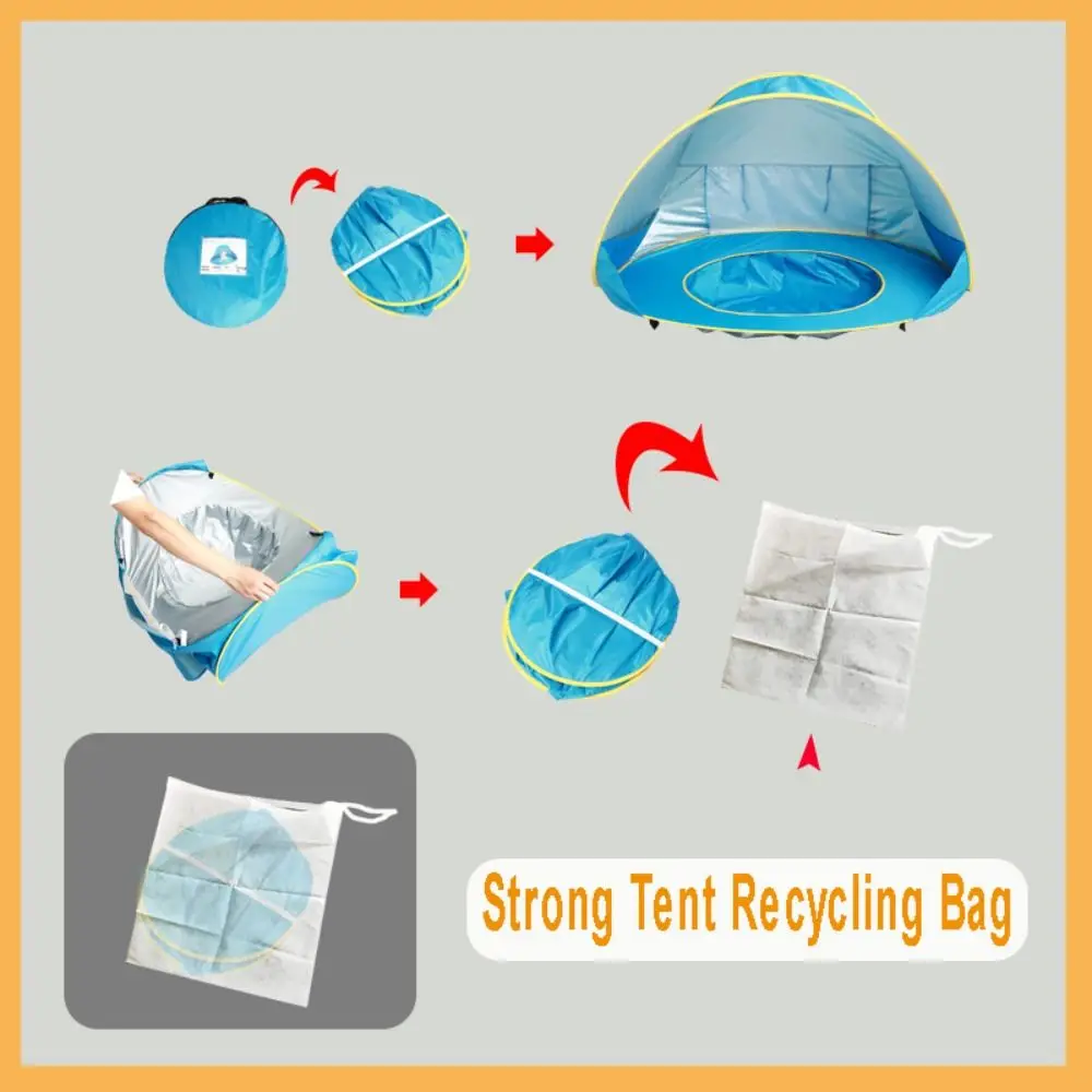 Baby Beach Tent Baby Beach Tent Portable Shade Pool UV Protection Sun Shelter For Infant Outdoor Toys Child Swimming Pool Play House Tent Toys
