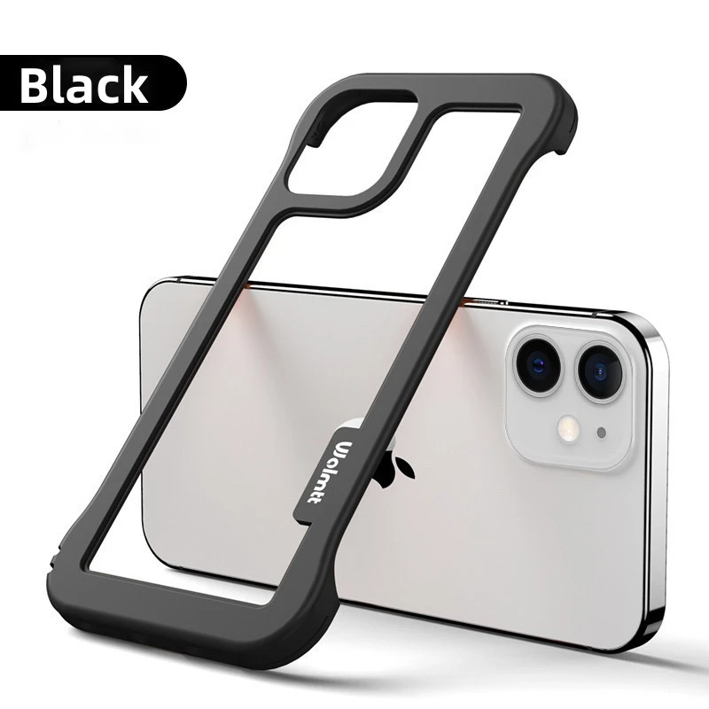 thumbnail image 1 of Soft TPU Frame Case For iPhone 14 Pro Max Silicone Shockproof Edge Bumper for iPhone 13 15 Pro Max 14Plus 15Pro Protective Cover, 1 of 5