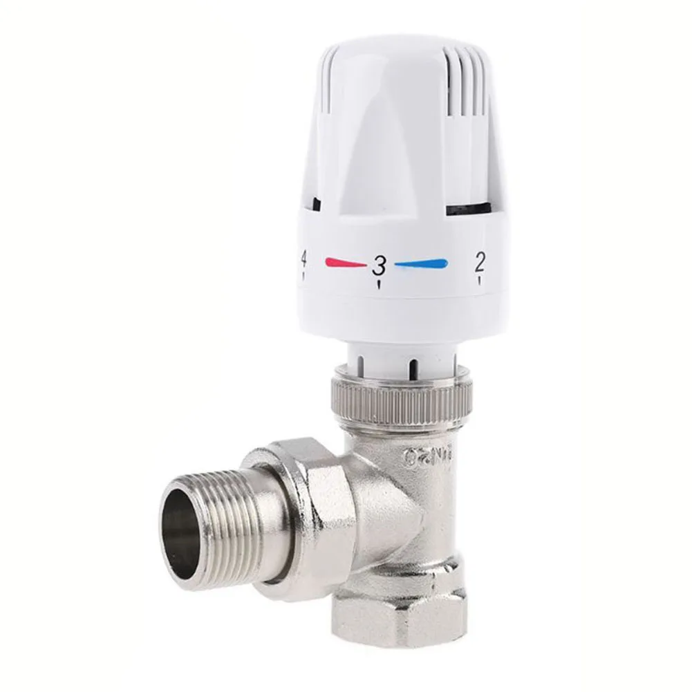 

Automatic Thermostatic Radiator Valve Special Angle Valve For Floor Heating Automatically Adjusts The Flow Rate