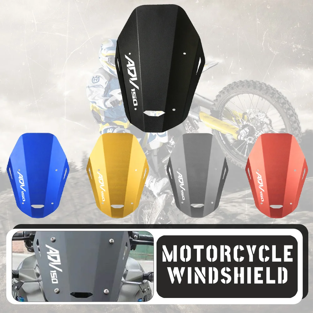 

2023 2024 Motorcycle Accessories ADV 150 For Honda ADV150 2019 2020 2021 2022 Windshield Windscreen Wind Screen Extention adv