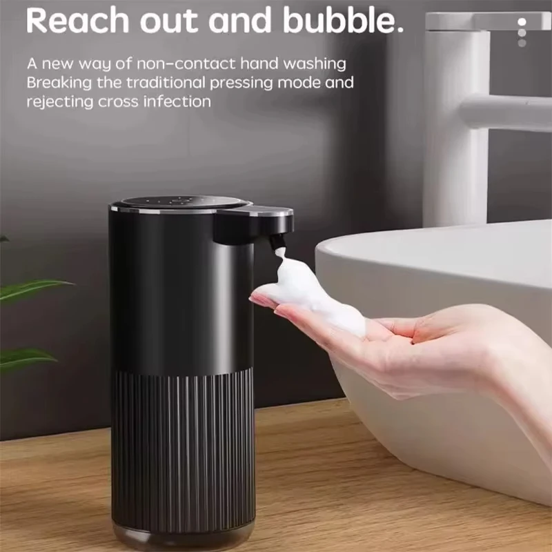 360Ml Automatic Soap Dispenser Bathroom Accessories Automatic Liquid Soap Dispenser Type-C 4 Level Foam