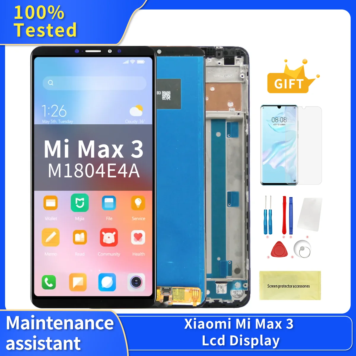 Substitui o da tela sens vel ao toque para xiaomi mi max 3 display lcd substitui-o-da-tela-sens-vel-ao-toque-para-xiaomi-mi-max-3-display-lcd