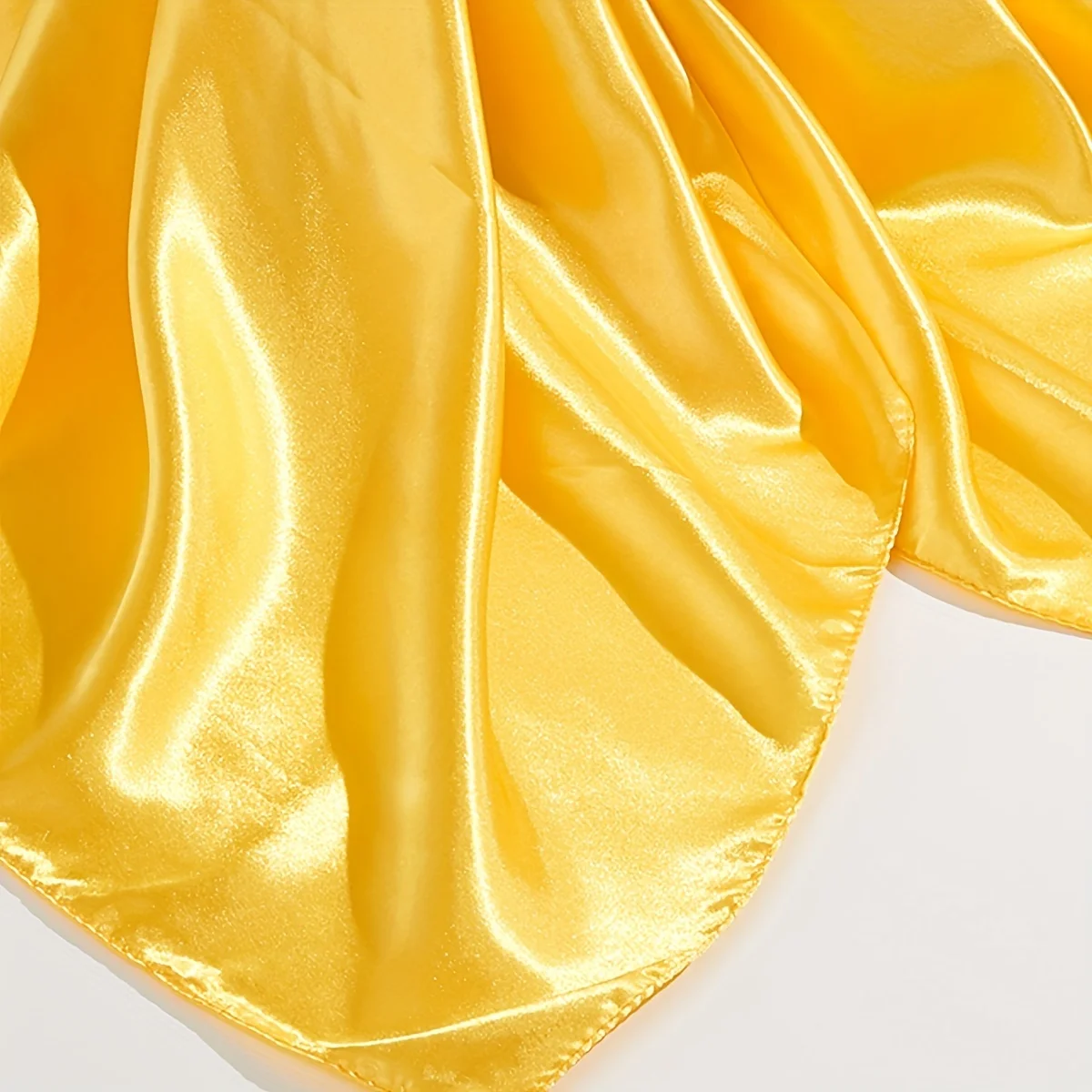 Solid Color Large Bandana Classic Satin Square Scarf Women Imitation Silk Neckerchief Windproof Shawl Head Wrap Hair Accessories 5