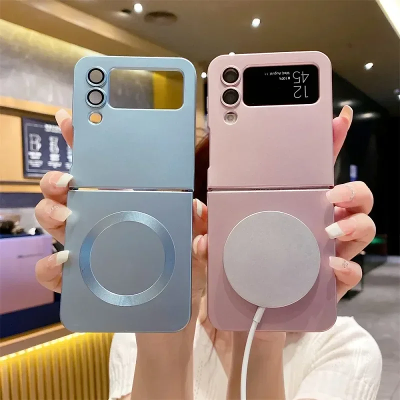 Slim Magnetic Shockproof TPU Case with Lens Protection, Compatible with Magsafe