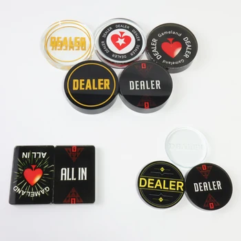 Luxury Poker Dealer Button 1