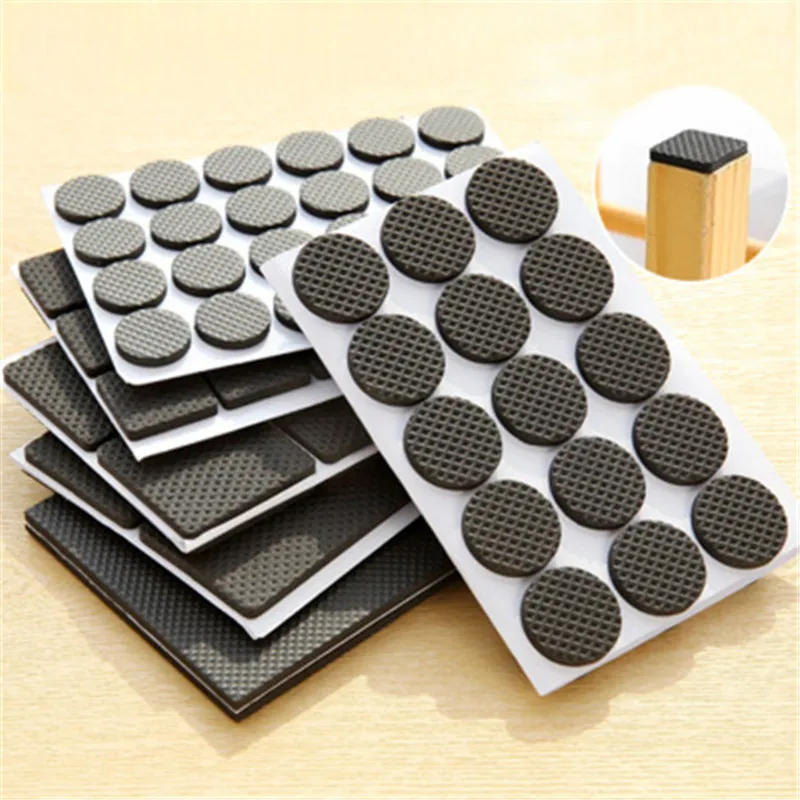 Chair Leg Pads Floor Protectors for Furniture Legs Table Leg Covers Round Bottom Anti Slip Pads