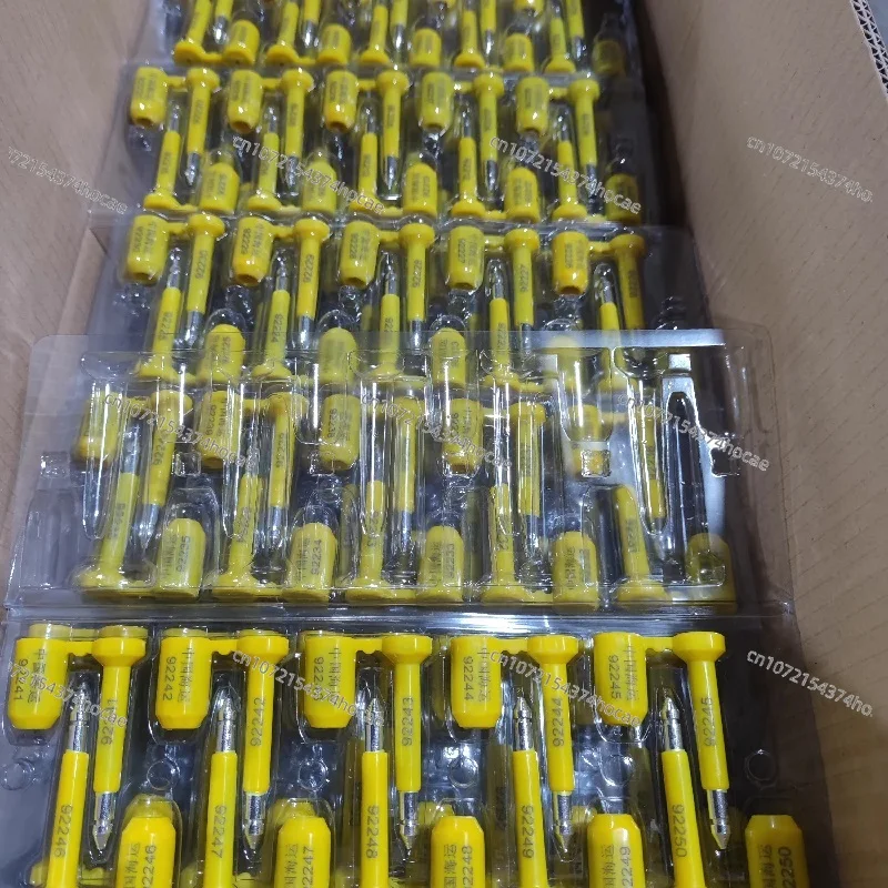 Container lock 10 PCS high security bullet shape lock container seal railway disposable lead seal application blockade logistics transportation