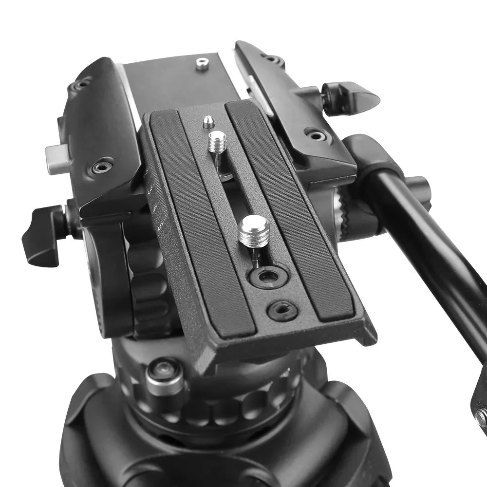 E-IMAGE GH06 6kg 페이로드 75mm 볼 비디오 플루이드 헤드 캠코더용