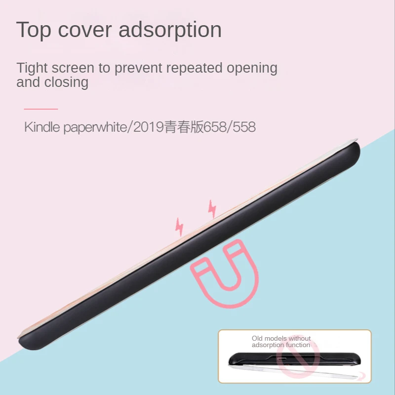 Magnetic Smart Protective Cover PU Leather Case for  New Kindle 10th  Generation 2019 Release 658 Shell Protector Accessori - AliExpress