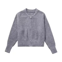 Pull cardigan TRAF pour femme, veste, tricot, manteau, vêtements d'extérieur, automne-hiver 2024, mode féminine, tricots, cardigan 6