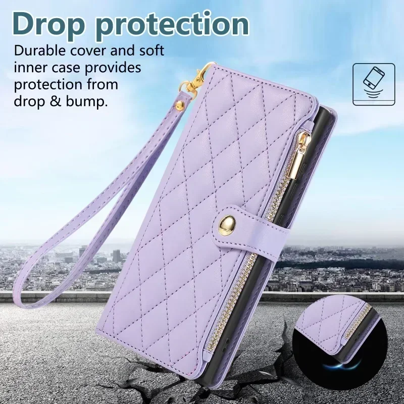 Crossbody Phone Case with Wallet Cover