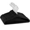 Velvet Hangers for Clothes 10PCS 30/35/38cm Children Flocking Non-slip Plastic Flocking Coat Flocked Hanger Seamless Drying Rack 5