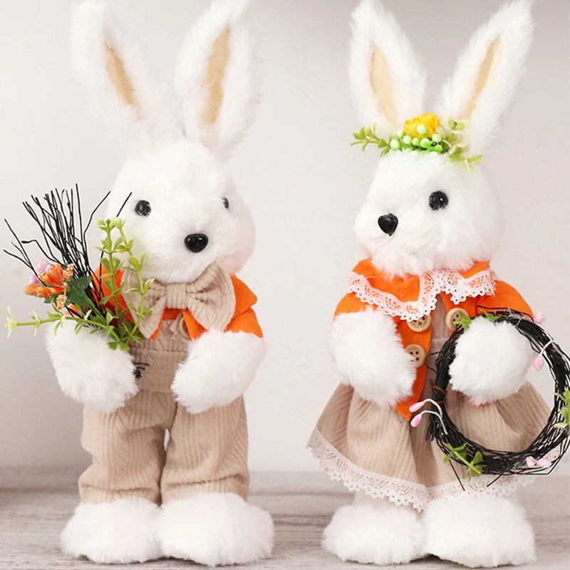 

Креативный Кролик Весенний Декор для дома креативные Мультяшные фотографии реквизит Пасхальная имитация кролика украшение для дома сада кролик