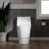 One Piece Toilet with Soft Closing Seat Chair Height 1.28 GPF Dual Water Sensed 1000 Gram MaP Flushing Score Toilet 4